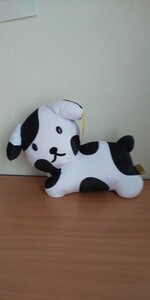 Bruna Animal Size Plush Plush Annin White x Black Big Dog Inun