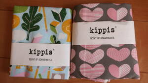 新品　日本製　オックス生地　綿100%【キッピス kippis】110ｃｍ×50ｃｍ　合計2枚セット　ハンドメイド