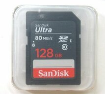 送料無料 SanDisk Ultra サンディスク ウルトラ SDXC UHS-Iカード 128GB 防水 耐温度 耐衝撃 耐X線 高速転送 最大80MB/秒_画像3