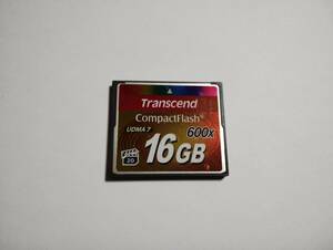 16GB　Transcend　CFカード　フォーマット済み コンパクトフラッシュ　メモリーカード