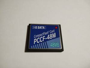 48MB　メガバイト　I・O DATA　CFカード　フォーマット済み　コンパクトフラッシュ　メモリーカード