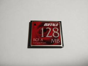 128MB　メガバイト　BUFFALO　CFカード　フォーマット済み　コンパクトフラッシュ　メモリーカード