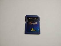 8MB　メガバイト　Panasonic SDカード　メモリーカード_画像1