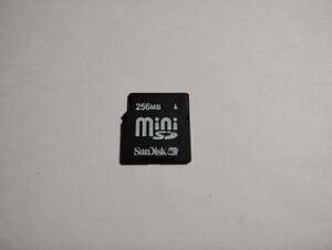 256MB mega bite SanDisk miniSD card format ending memory card Mini SD card 