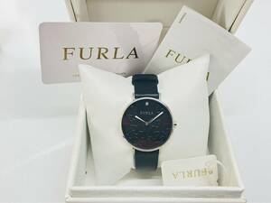 FURLA　フルラ　腕時計　ブラック　蝶　蝶々　不動