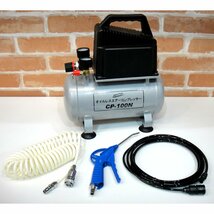 B656　ジャンク品 ナカトミ CP-100N オイルレスコンプレッサー エアコンプレッサー コンプレッサー 30/min 6L_画像1