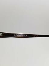 未使用 眼鏡 メガネフレーム CONCERT 4002 COL3 チタン 軽量 オシャレ シンプル ハーフリム 男女兼用 メンズ レディース 51口17-137 U-1_画像9