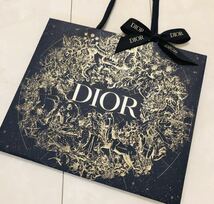 新品未使用　Dior ディオール2022 クリスマス 限定ショッパー 紙袋 ホリデー ショップ袋_画像1