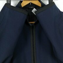 学生服 学ラン 男子 上着 丸洗い可 ウール混 海軍型学生服 詰襟 サージ 紺 中古 ランクC a3 JJ5248_画像3