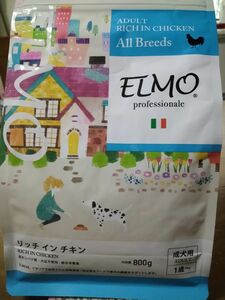 ＥＬＭＯ リッチ イン チキン　成犬用　800g入り　２袋