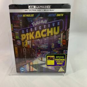 【未開封】海外版　映画名探偵ピカチュウ Blu-ray プロモカード付き