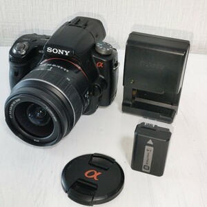 ★ソニー Sony α55 SLT-A55V ボディ + DT 18-55mm F3.5-5.6 SAM SAL1855 SLR Digital Camera デジタル一眼レフカメラ 動作品