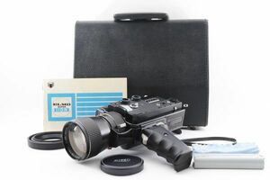 [Rank:J] ELMO SUPER 110R SUPER8 8mm フィルムカメラ / エルモ ケース付 付属品多数 動作未確認 現状品 ※ジャンク #0344