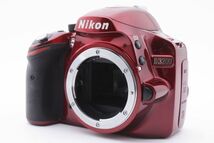 [Rank:C] Nikon D3200 レッド Red Body Digital Camera DX Format AF ボディ デジタル一眼レフ カメラ / ニコン APS-C 通電可 訳有 #4261_画像2