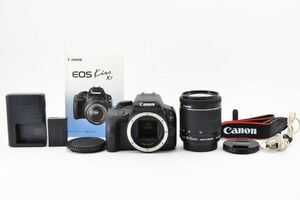 [Rank:AB] Canon EOS kiss X7 ボディ+ EF-S 18-55mm F3.5-5.6 IS STM SLR Digital Camera デジタル一眼レフ カメラ 動作確認済 ※1 #9963