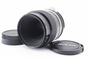 [Rank:AB] 完動美品 Nikon Ai-S Micro Nikkor 55mm F2.8 MF 単焦点 標準 マイクロ マクロレンズ / ニコン F Mount 近距離撮影に最適 #3079