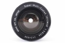 [Rank:B] Asahi Pentax Super Multi Coated Takumar 24mm F3.5 MF Wide Lens 単焦点 超広角 レンズ / ペンタックス SMC M42 ※1 #3096_画像2