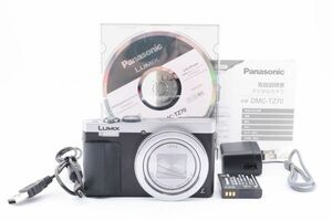 [Rank:AB] Panasonic Lumix DMC-TZ70 Silver Compact Digital Camera シルバー コンパクトデジタルカメラ / パナソニック 動作良好 #3107
