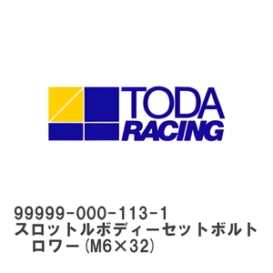 【戸田レーシング】 TODAスポーツインジェクション 保守部品 スロットルボディーセットボルト　ロワー(M6×32) [99999-000-113-1]