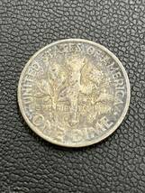 アメリカ 1ダイム 銀貨 1952年 ワンダイム 10セント ONE DIME_画像4