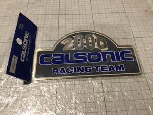 CALSONIC RACING TEAM カルソニック レーシング 2000 チーム 正規品 ステッカー/当時物 デカール スカイライン R32 R33 R34 ②