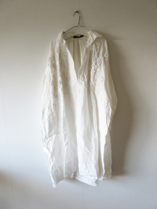 TOWAVASE / トワヴァーズ 13-1039S 刺繍スモックドレス F WHITE / レディース ワンピース