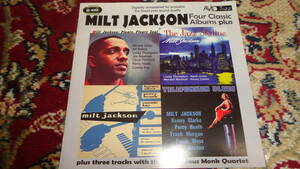 【送込】ミルト・ジャクソン／フォー・クラシック・アルバム～「プレンティ・プレンティ・ソウル」、「ジャズ・スカイライン」他　２枚組