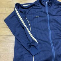 Nike ナイキ DRI-FIT ブラック ネイビー 長袖 フルジップ ジャケット サイズL トレーニングウエア ジャージ メンズ サイズL_画像4