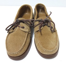 Paraboot パラブーツ BARTH スエード デッキシューズ 茶 ５1/2_画像3