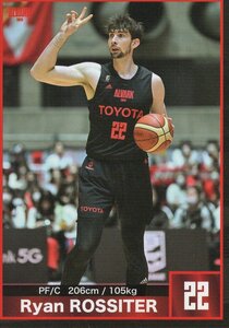 Bリーグ アルバルク東京 会場 ファンクラブ来場特典 トレーディングカード 2022-23 131 ライアン ロシター