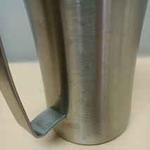 y113001fk ドウシシャ 飲みごろ メガジョッキ 1 食洗器対応 保温 保冷 真空断熱 ビアジョッキ シルバー_画像4