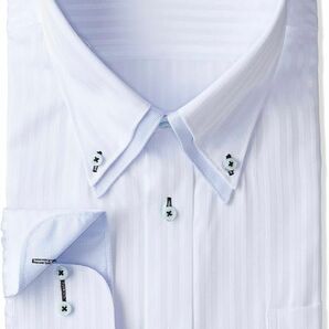 [ドレスコード101] ワイシャツ ゆったり 大きいサイズ Yシャツ長袖 メンズ 首回り45×裄丈88