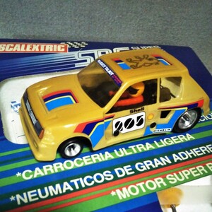 希少)スロットカー SCALEXTRIC SRS(SUPER RACING SYSTEM)C.017 プジョー205ターボ16 PEUGEOT205TURBO16 　送料込み