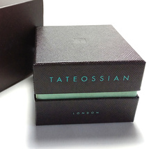 【tap6】新品　TATEOSSIAN　タテオシアン ピンズ/ピンバッジ ザハハディドデザイン Tyneコレクション ブラッシュドシルバー 定価28,600円_画像7