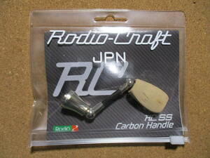 ロデオクラフト　40㎜　RC シングルスピニングカーボンハンドル RC40 　シャンパン　ダイワ用 　