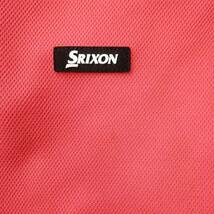 ★【古着】SRIXON(スリクソン)　半袖　トップス、シャツ、スポーツウエア、ハーフジップ　朱色　Lサイズ　男性用_画像3