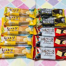 2【匿名配送】ブルボン お手軽スイーツ 3種10個★ 濃厚チョコブラウニー ほろ苦カカオ しっとりバーム バナナ シルベーヌバー 洋菓子_画像2