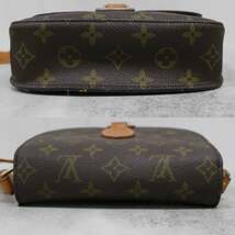 S070)【希少】LOUIS VUITTON/ルイヴィトン サンクルーMM モノグラム ショルダーバッグ M51243 ECLAIRファスナー ヴィンテージ_画像5