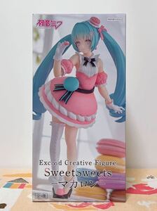 即決 初音ミク Exc∞d Creative Figure SweetSweet マカロン エクシードクリエイティブ フィギュア　※箱キズ有