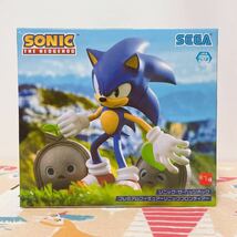 即決 ソニック・ザ・ヘッジホッグ プレミアムフィギュア ソニックフロンティア SEGA SONIC アミューズメント景品 未開封_画像1