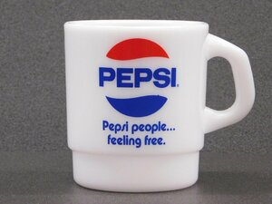  postage \300[PEPSI* Pepsi ]*{ start  King mug * white } plastic american miscellaneous goods Pepsi-Cola 