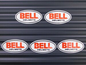 送料\84【BELL HELMETS・ベル】※《レーシングステッカー／５枚セット》　(品番：ms022)　アメリカン雑貨　ガレージ