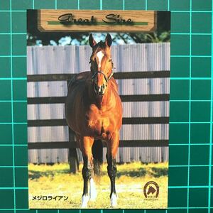 数量2 メジロライアン 1997 EPOCH ホースコレクションカード'97 シリーズ2 駿 種牡馬カード