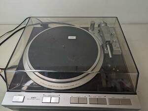 動作品　DENON　DP-47F　ダイレクト ドライブ ターンテーブル　取扱説明書付き　レコードプレイヤー　デノン 