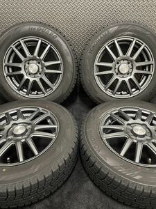 175/65R14 YOKOHAMA/ice GUARD iG60 21年製 dp 14インチ 5.5J＋50 100 4H スタッドレス 4本 ヨコハマ フィット ヴィッツ (5-B630)