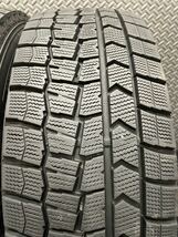 215/60R16 DUNLOP/WINTER MAXX WM02 16年製 VELVA 16インチ 6.5J＋53 114.3 5H スタッドレス 4本 ダンロップ ヴェゼル オデッセイ(12-B663)_画像8