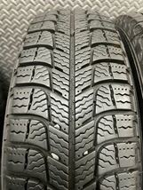 155/65R14 MICHELIN/X-ICE 19年製 V.E.X. 14インチ 4.5J＋45 100 4H スタッドレス 4本 ミシュラン 軽自動車 (9-B716)_画像7