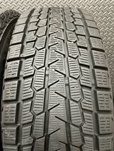 225/65R17 YOKOHAMA/ice GUARD G075 16年製 社外 17インチ 7J＋48 114.3 5H スタッドレス 4本 ヨコハマ エクストレイル CX-5 (7-B802)_画像6