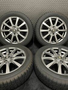 155/65R14 TOYO/GARIT G5 16年製 社外 14インチ 4.5J＋43 100 4H スタッドレス 4本 トーヨー ガリット 軽自動車 (5-B782)