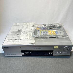 【未使用品】ビクター　VHS ビデオデッキ　HR-G13 Hi-Fi Gコード　録画　シルバー　初期動作保証のみ、保管品！